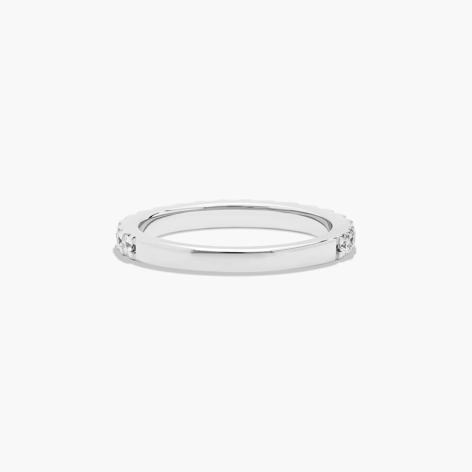 Split Prong Wedding Ring With 0.45 CTW Diamonds In Platinum (2.00mm) By James Allen 3