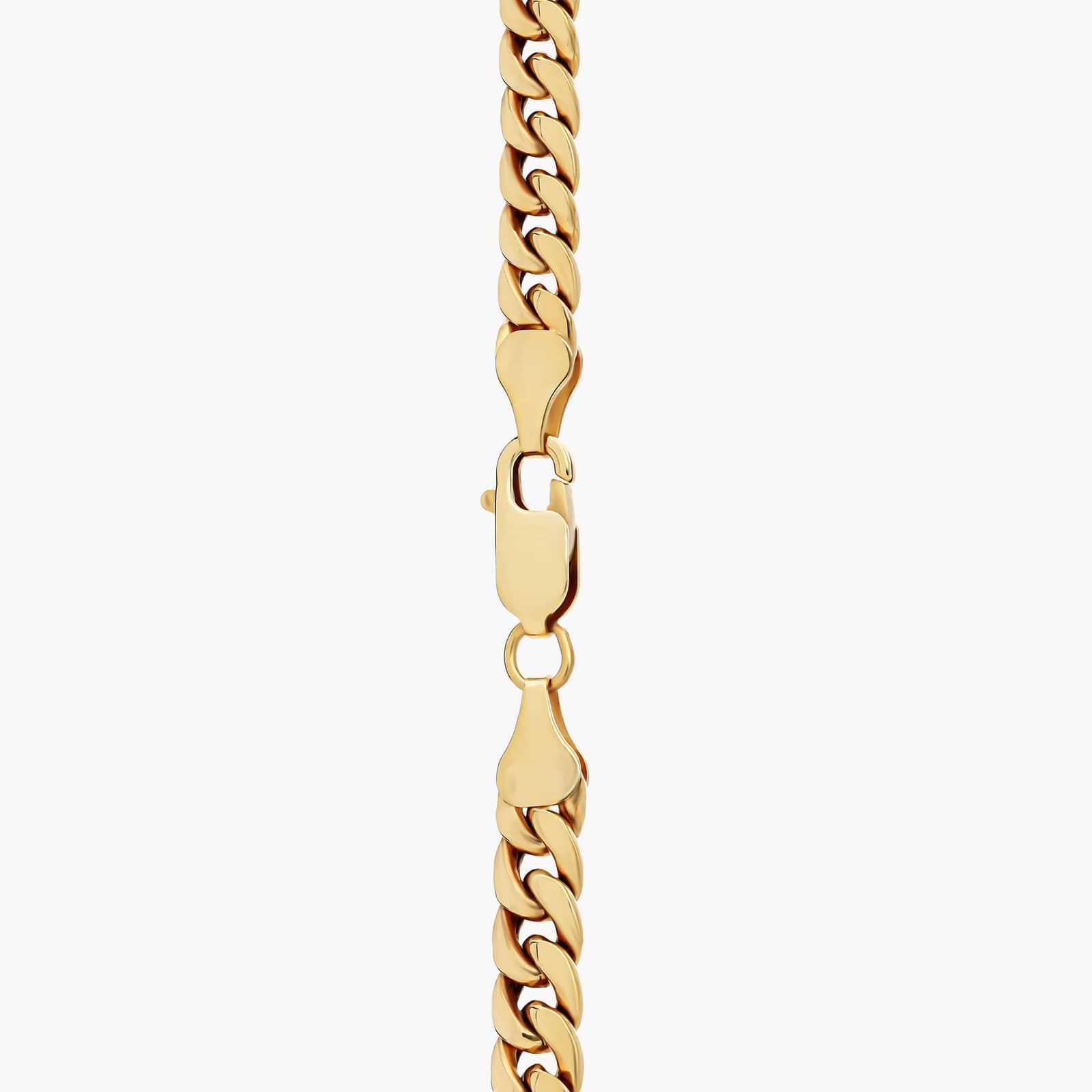 8" Men's Miami Cuban Link Bracelet in 14k Yellow Gold (6 mm) 2