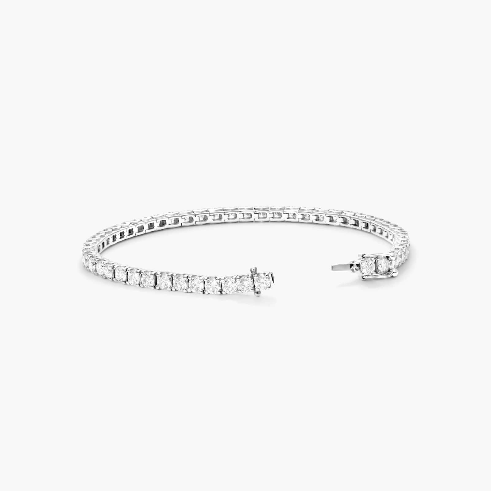 Tennis Bracelet With 2 CTW Diamonds In 14K White Gold By James Allen 2