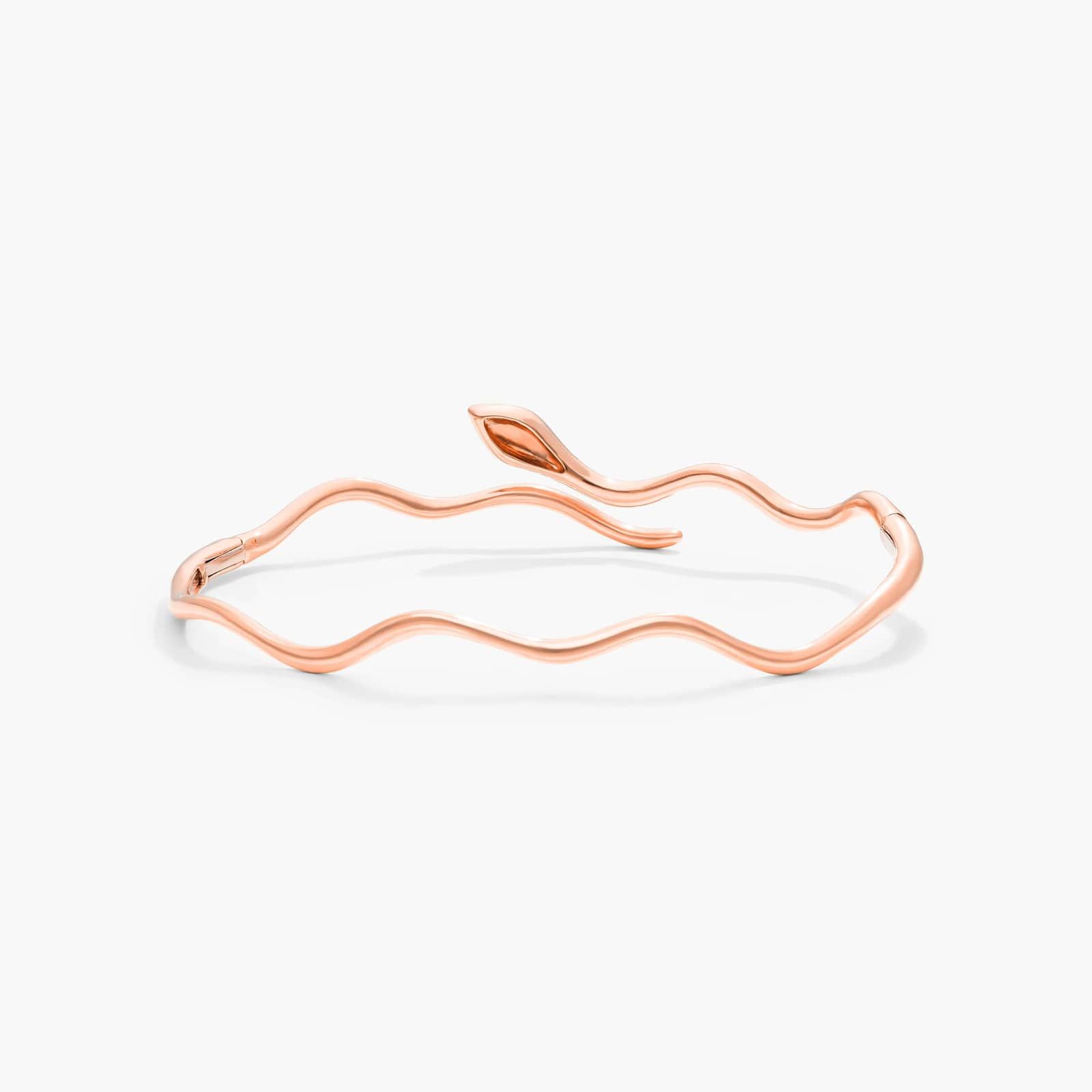 Snake Motif Diamond and Ruby Bracelet In 14K Rose Gold By James Allen 3
