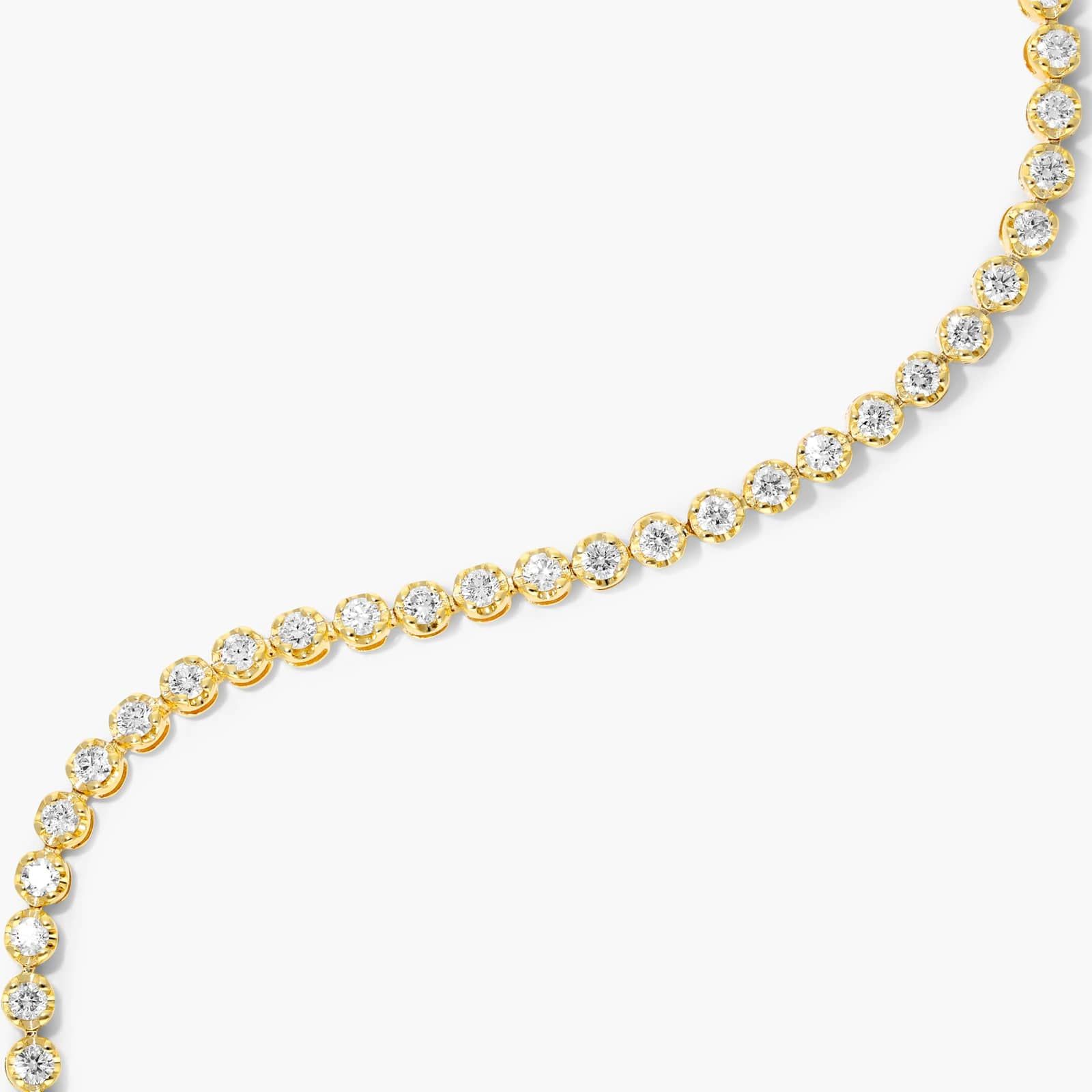 Petite Tennis Bracelet With 1 CTW Diamonds In 14K Yellow Gold By James Allen 3