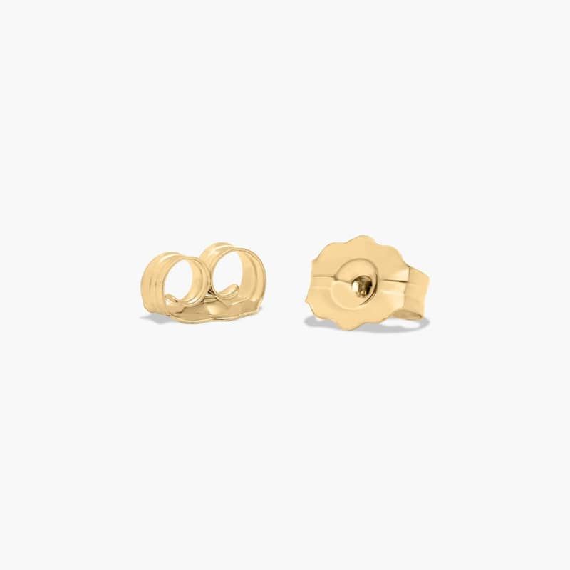 Pear Shape Garnet And Tri-Diamond Stud Earrings In 14K Yellow Gold By James Allen 4