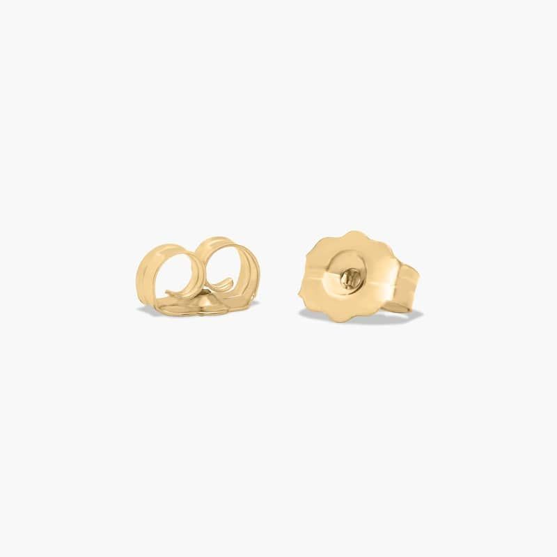 Pear Shape Amethyst And Tri-Diamond Stud Earrings In 14K Yellow Gold By James Allen 4