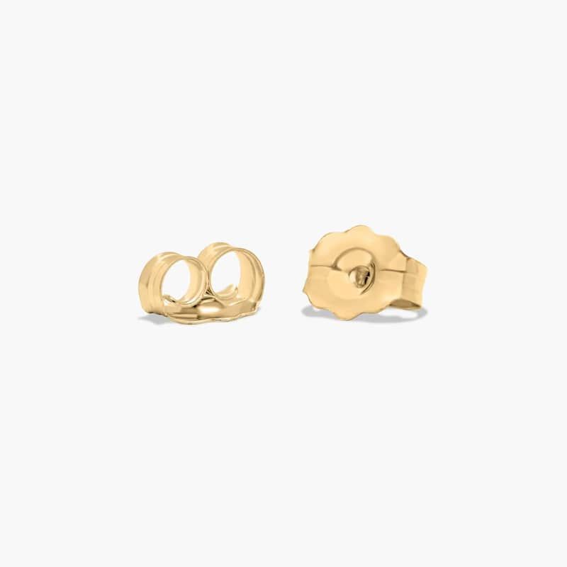 Pear Shape Aquamarine And Tri-Diamond Stud Earrings In 14K Yellow Gold By James Allen 4