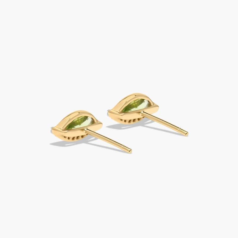 Radiant Reflections Marquise Cut Peridot Earrings In 14K Yellow Gold By James Allen 3
