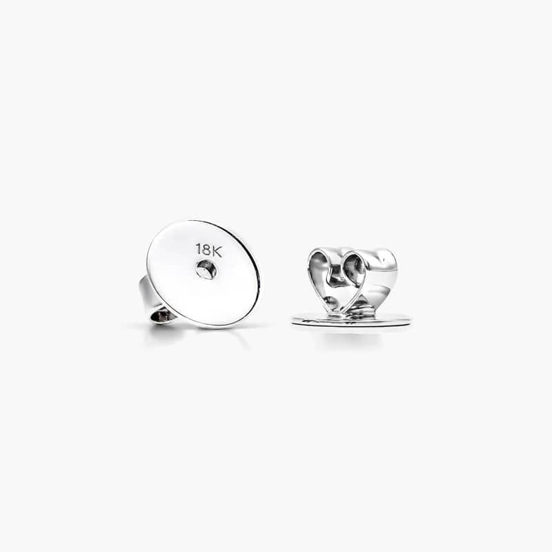Pear Shape Emerald And Diamond Double Halo Earrings In 18K White Gold By James Allen 4