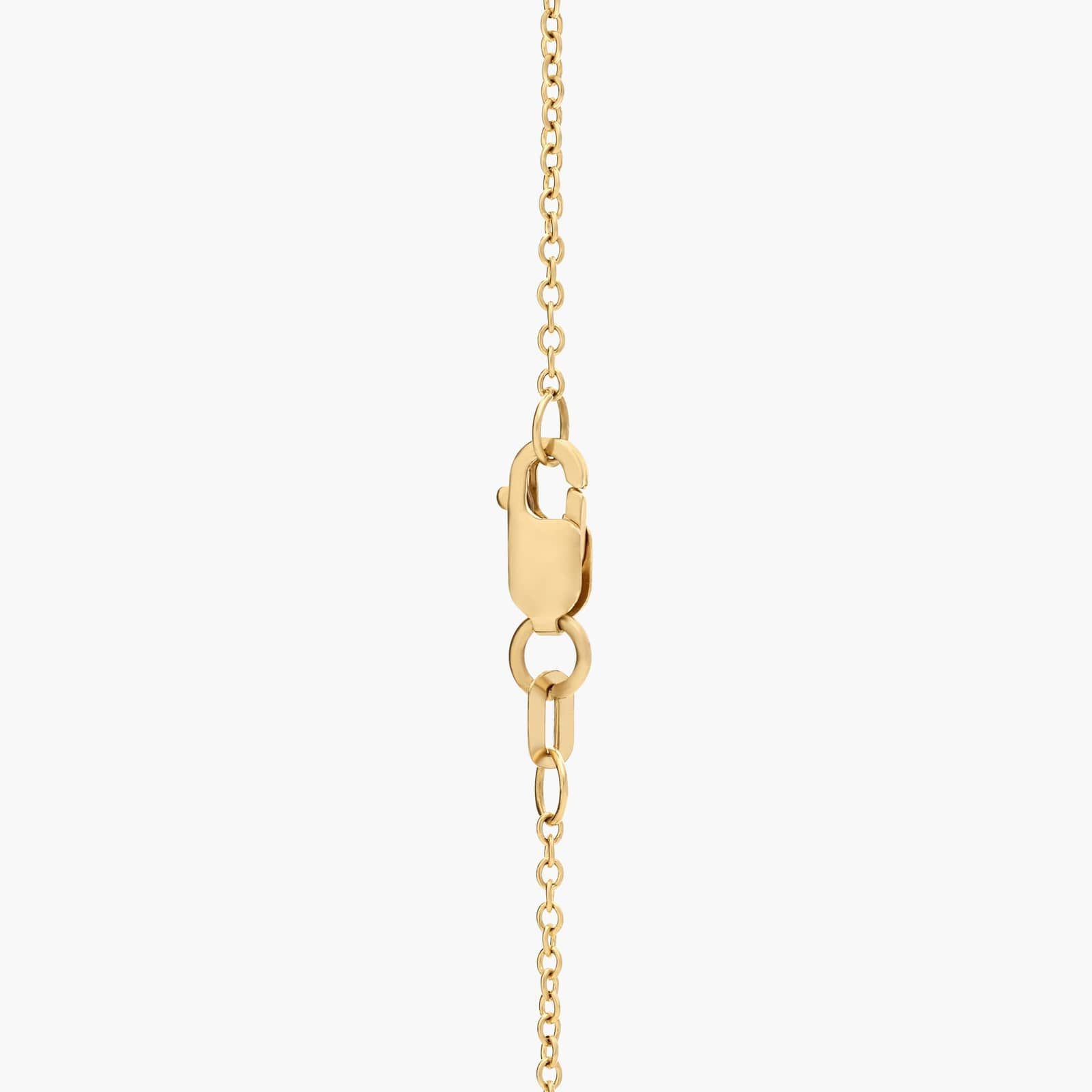 Point Up Pear Cut Lab-Grown Diamond Solitaire Pendant In 14K Yellow Gold (2 Ct. tw. - F-G / VS2-SI1) 2