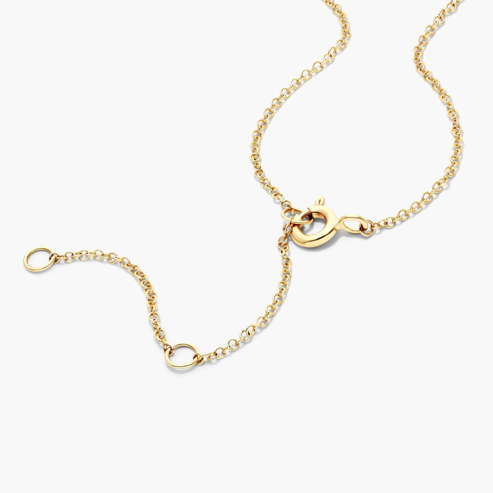 Petite Heart Diamond Necklace In 14K Yellow Gold By James Allen 3