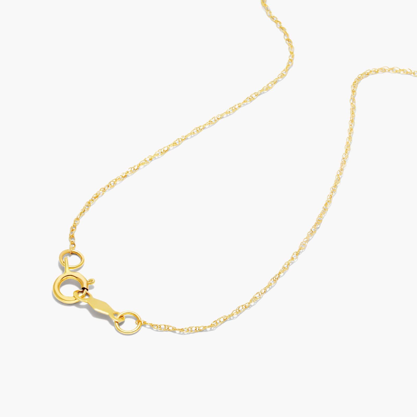14K Yellow Gold Oval Halo Garnet and Diamond Necklace By James Allen 3