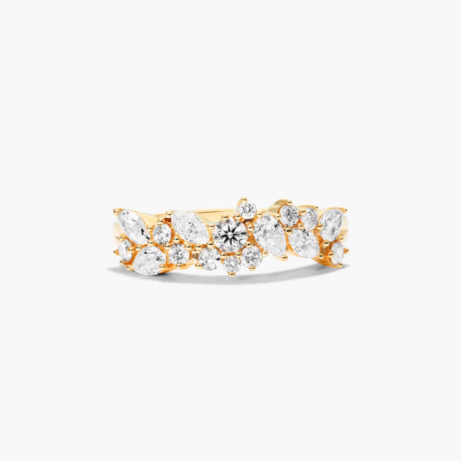 Whimsical Scatter Diamond Ring In 14K Yellow Gold By James Allen