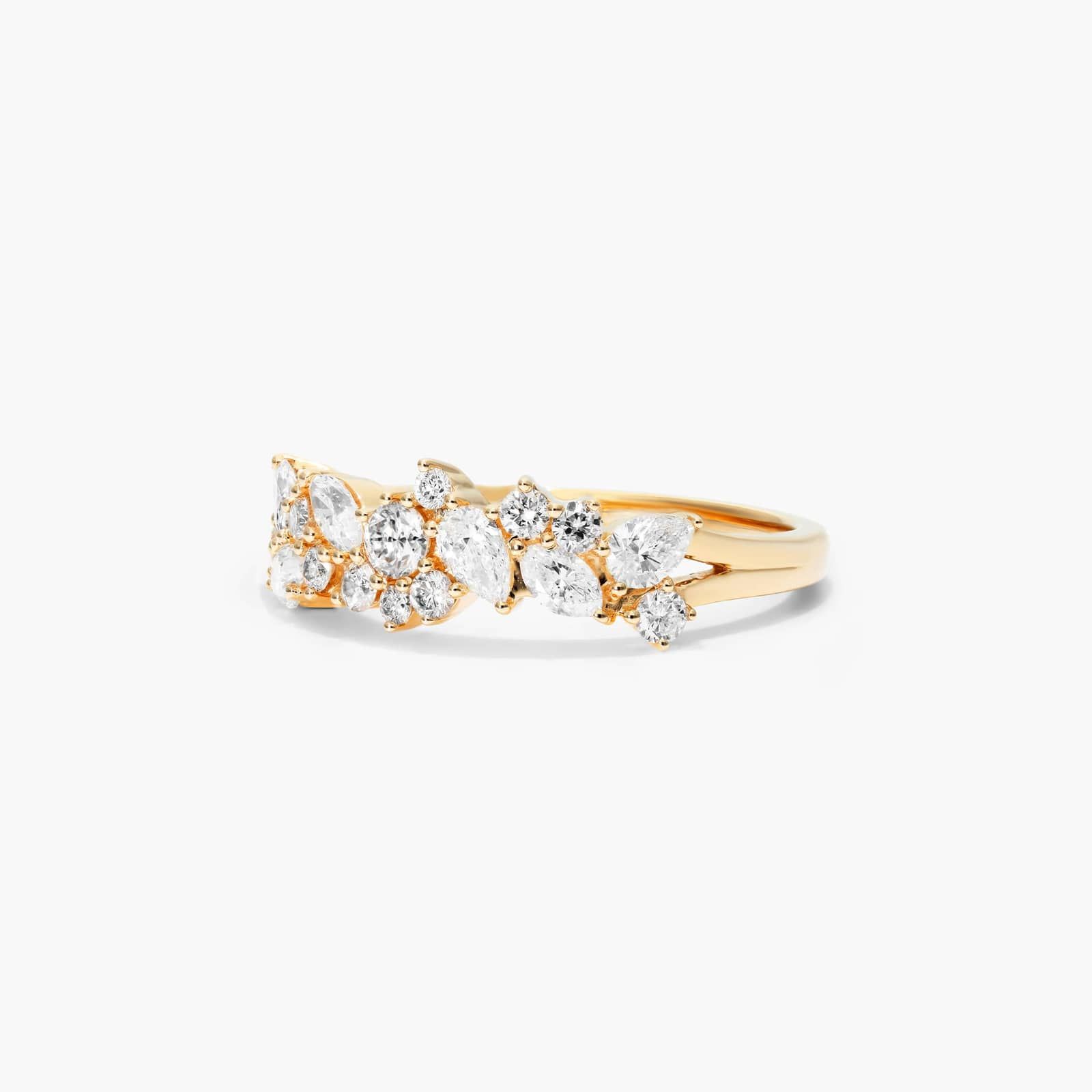 Whimsical Scatter Diamond Ring In 14K Yellow Gold By James Allen 2