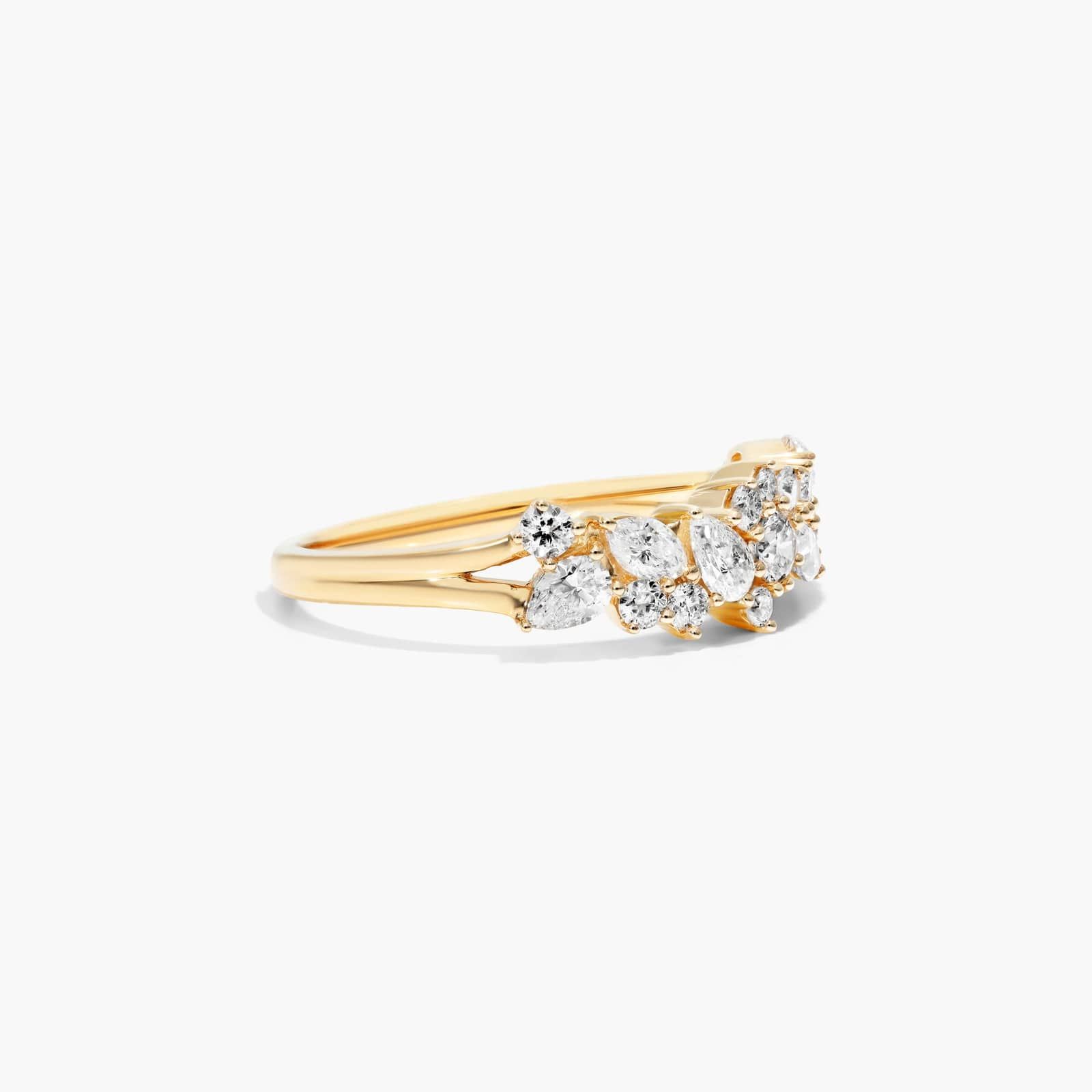 Whimsical Scatter Diamond Ring In 14K Yellow Gold By James Allen 4
