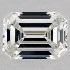GIA 0.32 Carat G-IF Good Cut Emerald Diamond 2