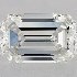 GIA 0.33 Carat G-VVS1 Good Cut Emerald Diamond 2