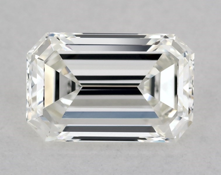 GIA 0.34 Carat H-VS1 Good Cut Emerald Diamond 3