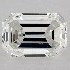GIA 0.40 Carat H-VS2 Good Cut Emerald Diamond 2
