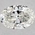 GIA 0.22 Carat G-SI1 Very Good Cut Oval Diamond 2