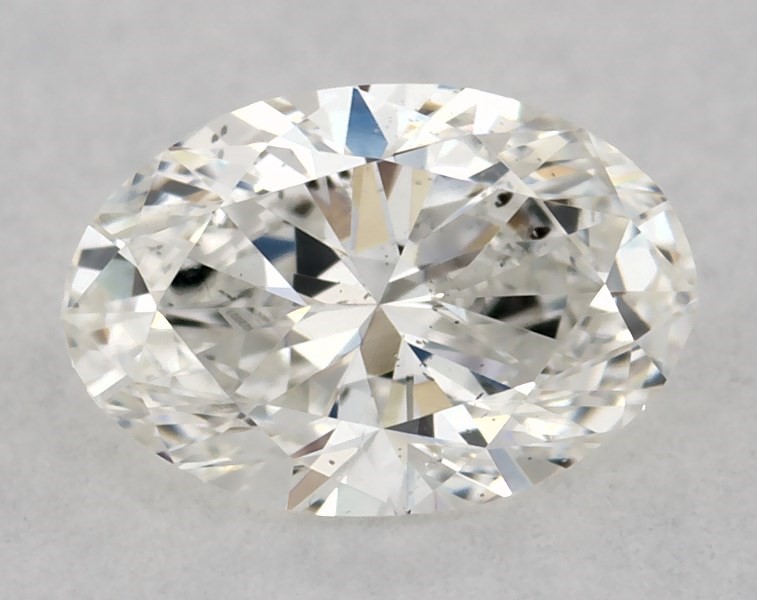GIA 0.28 Carat H-SI1 Very Good Cut Oval Diamond 3
