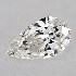GIA 0.28 Carat H-SI2 Very Good Cut Pear Diamond 2