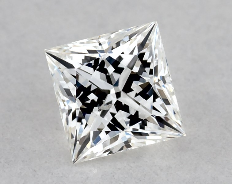GIA 0.29 Carat G-SI2 Good Cut Princess Diamond 3