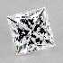 GIA 0.29 Carat G-SI2 Good Cut Princess Diamond 2