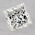 GIA 0.30 Carat G-VVS2 Good Cut Princess Diamond 2