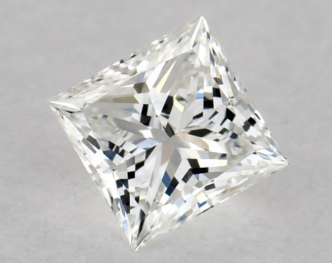 GIA 0.30 Carat G-SI2 Ideal Cut Princess Diamond