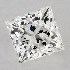 GIA 0.31 Carat H-SI1 Good Cut Princess Diamond 2