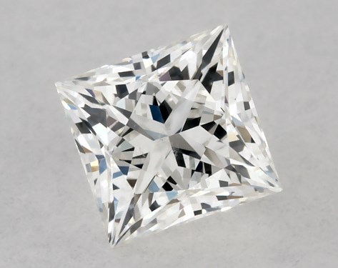 GIA 0.31 Carat H-SI1 Good Cut Princess Diamond