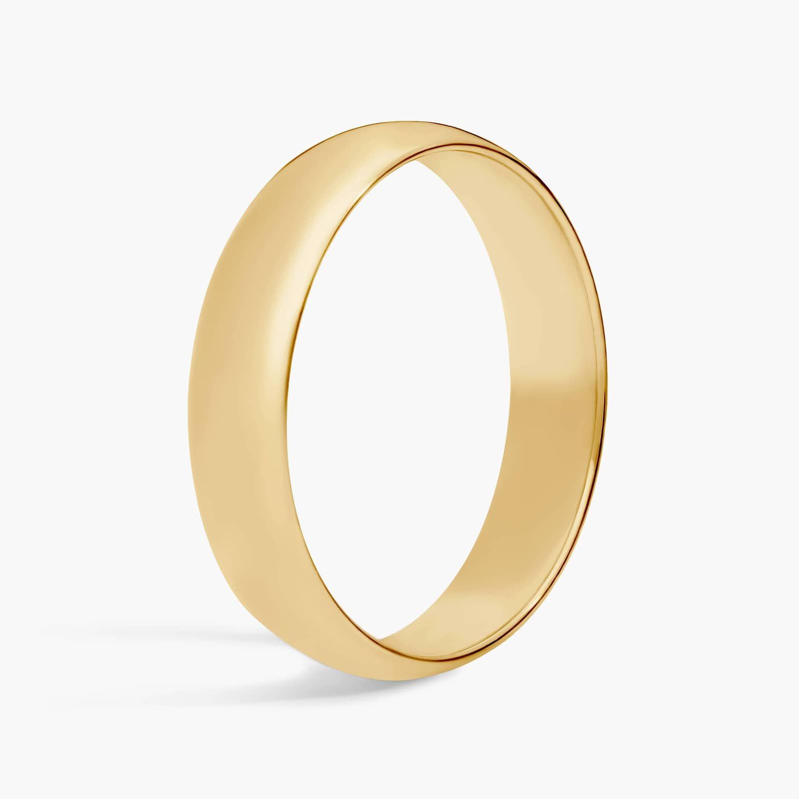 Classic Wedding Ring in 14k Yellow Gold (5mm) 2