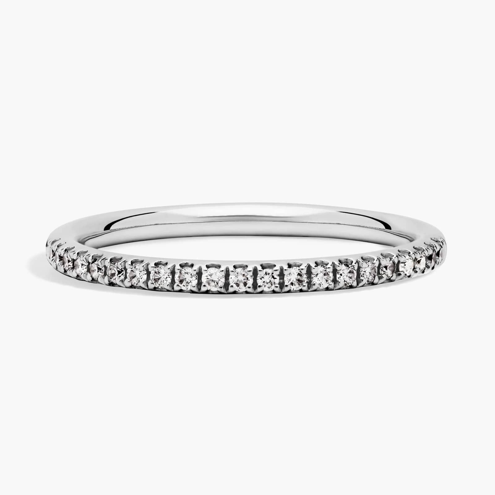 Riviera Pavé Diamond Ring in Platinum (1/4 ct. tw.)