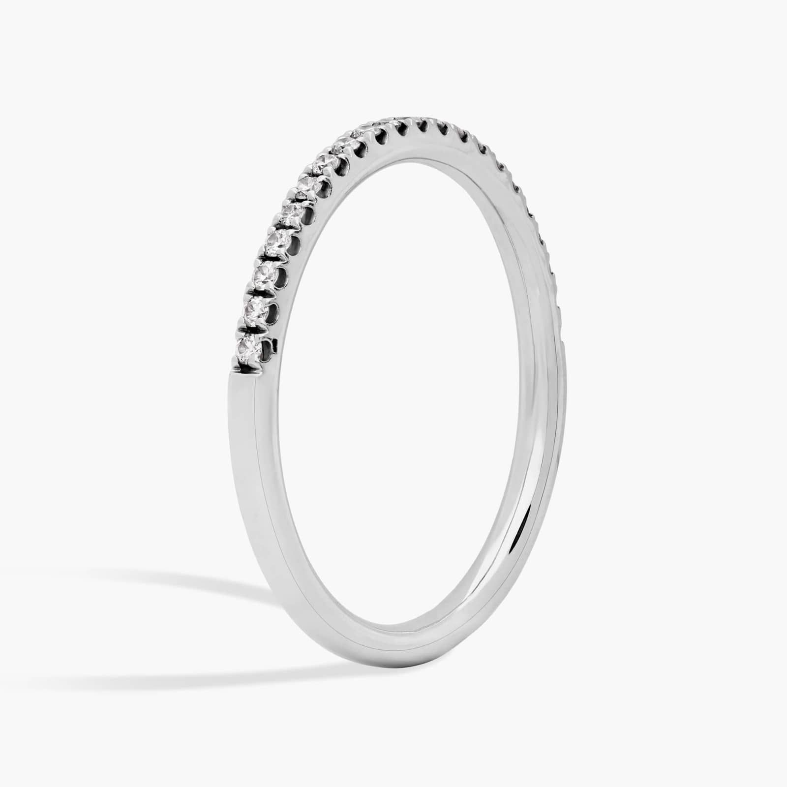 Riviera Pavé Diamond Ring in Platinum (1/4 ct. tw.) 2