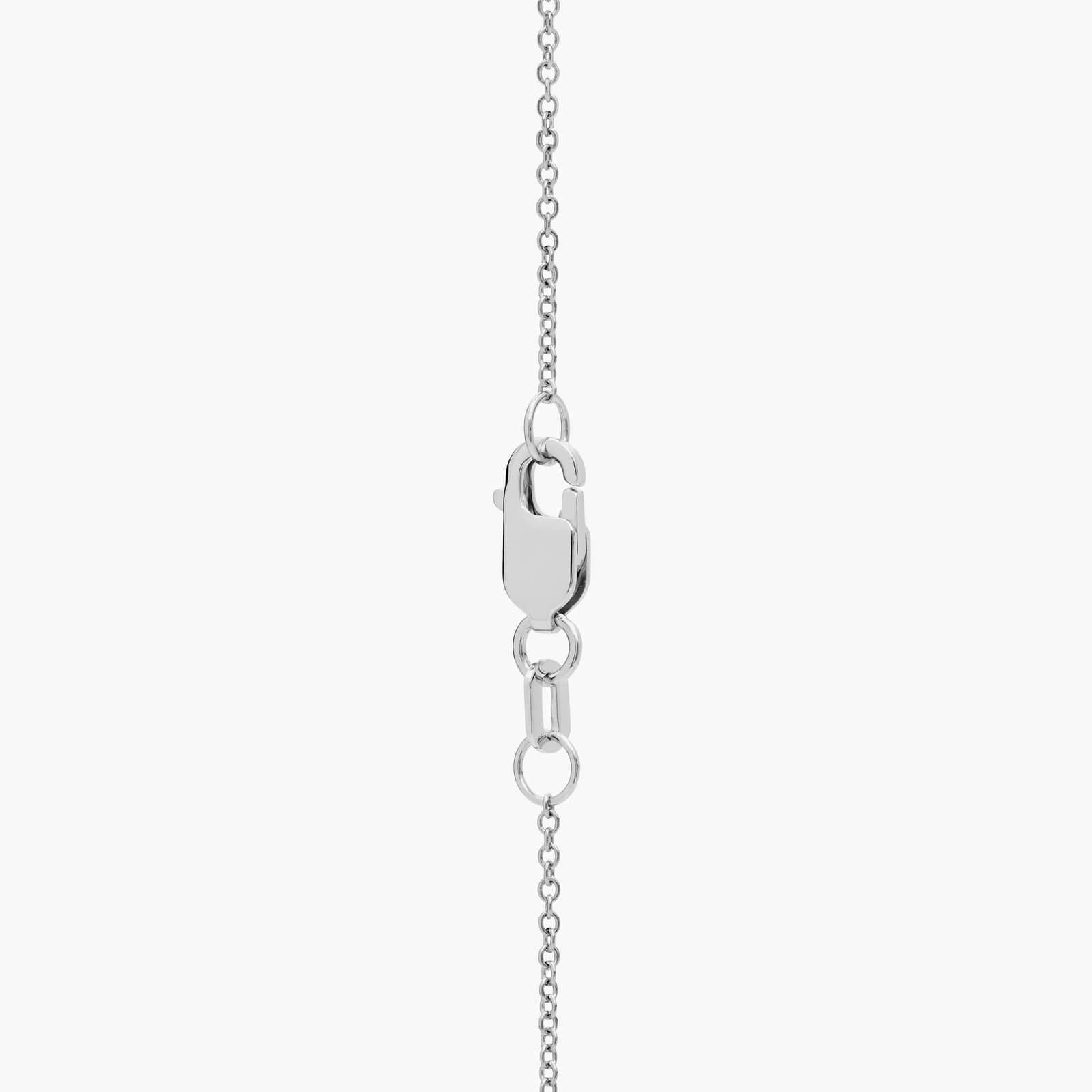 Aquamarine Stationed Bezel-Set Bracelet in 14k White Gold (3mm) 2