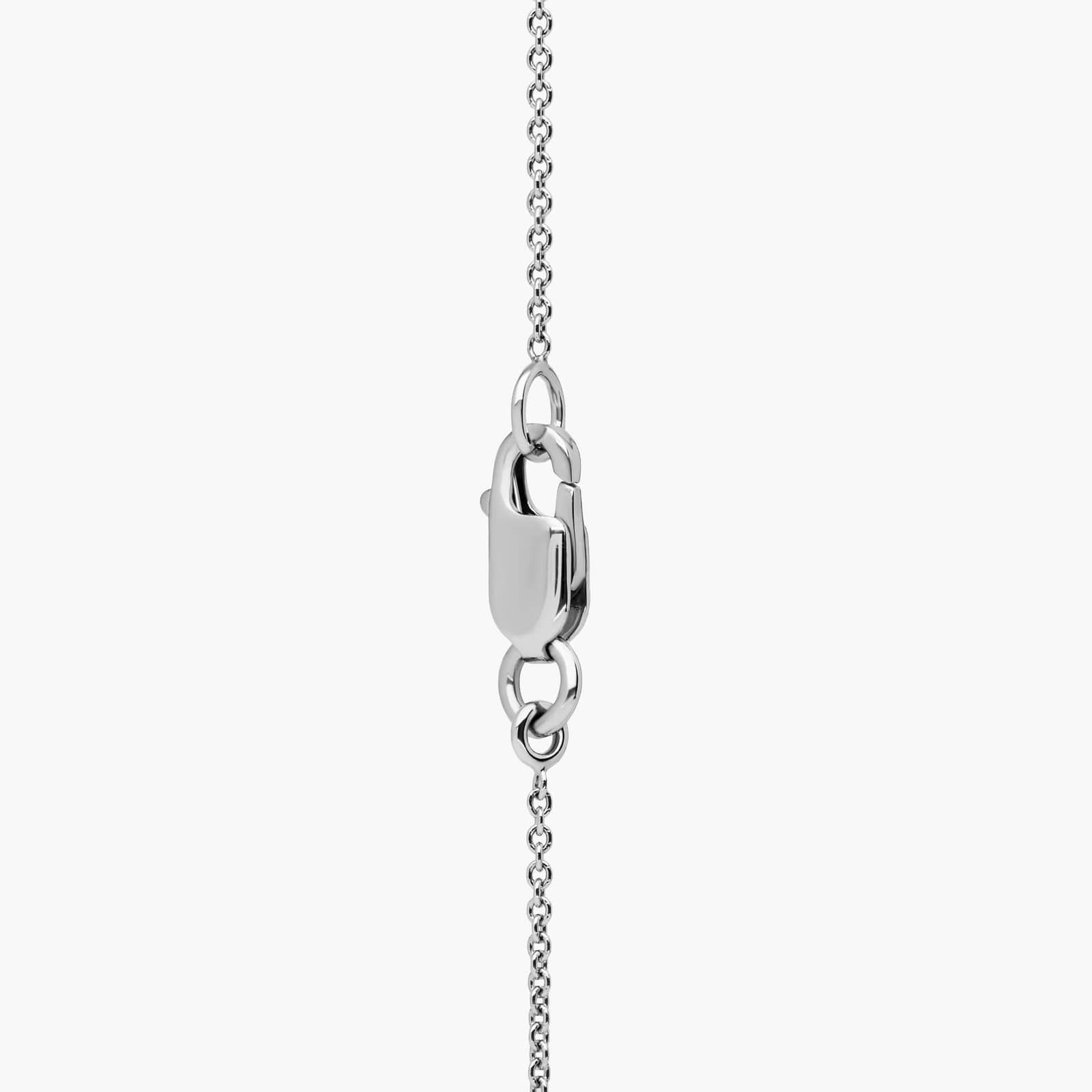 Ruby and Diamond Graduated Curve Bracelet in 14k White Gold 2