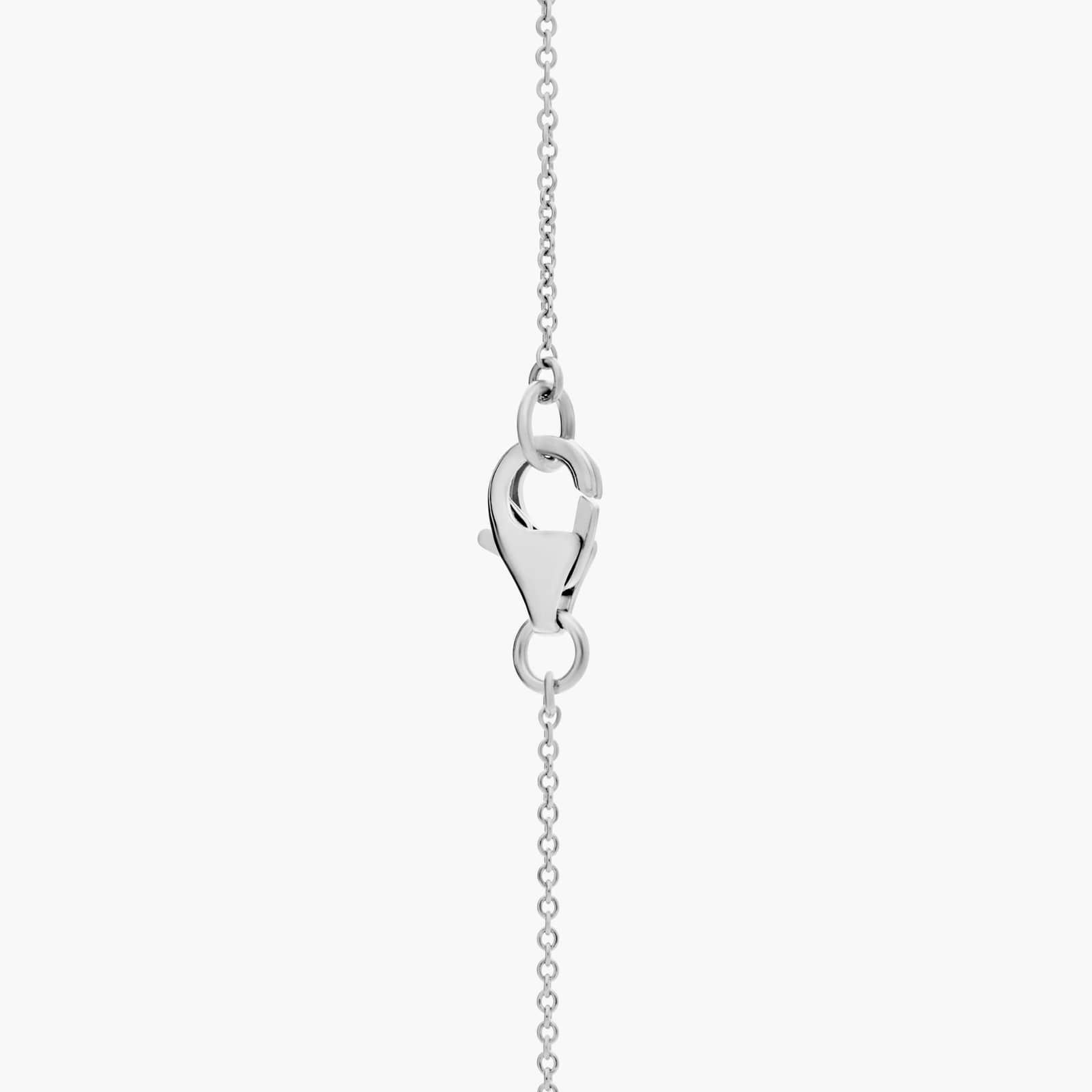 Freshwater Cultured Pearl and White Topaz Pendant in Sterling Silver (7.5mm) 2