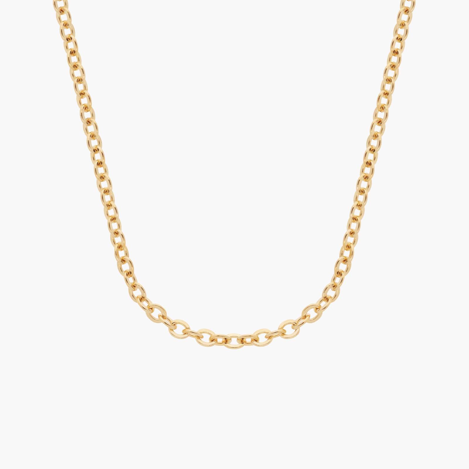 18" Cable Chain in 14k Yellow Gold (1.15mm)