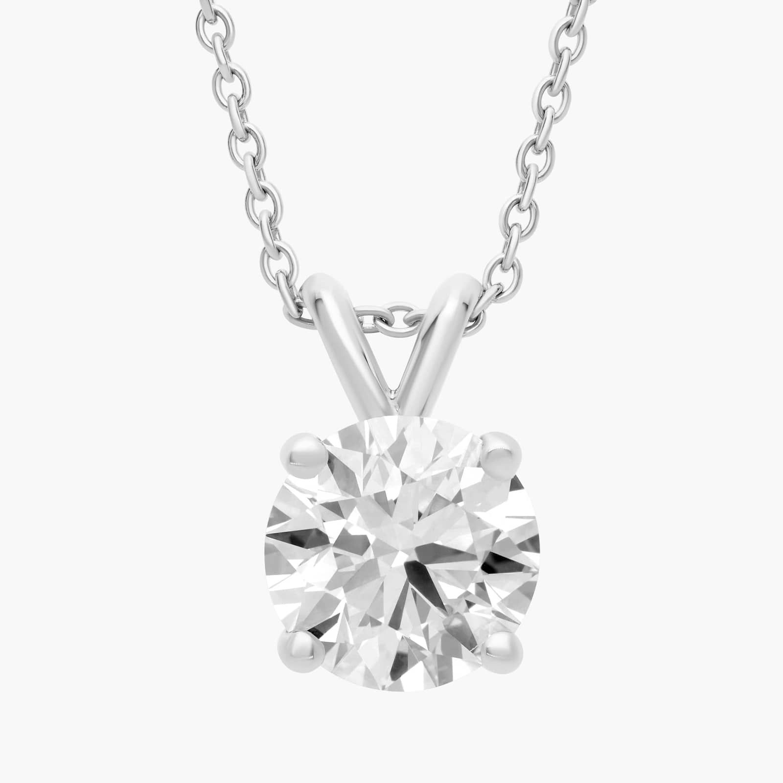 Diamond Solitaire Pendant in Platinum (1 1/2 ct. tw.)