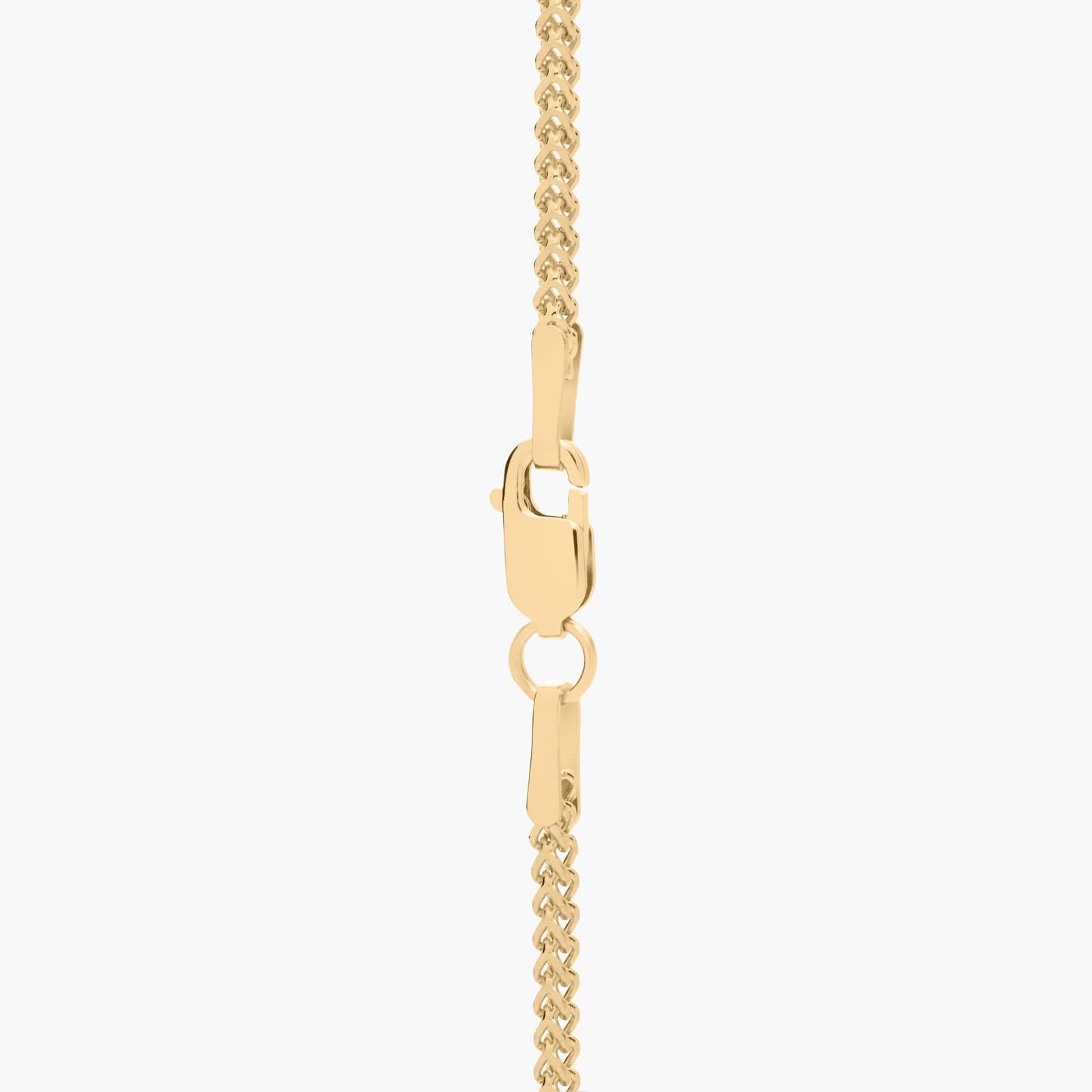 20" Franco Chain in 14k Yellow Gold (1.3 mm) 2