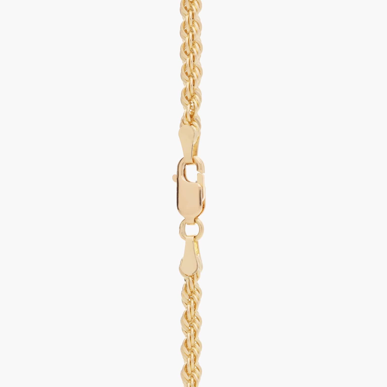 18" Rope Chain in 14k Yellow Gold (3 mm) 2