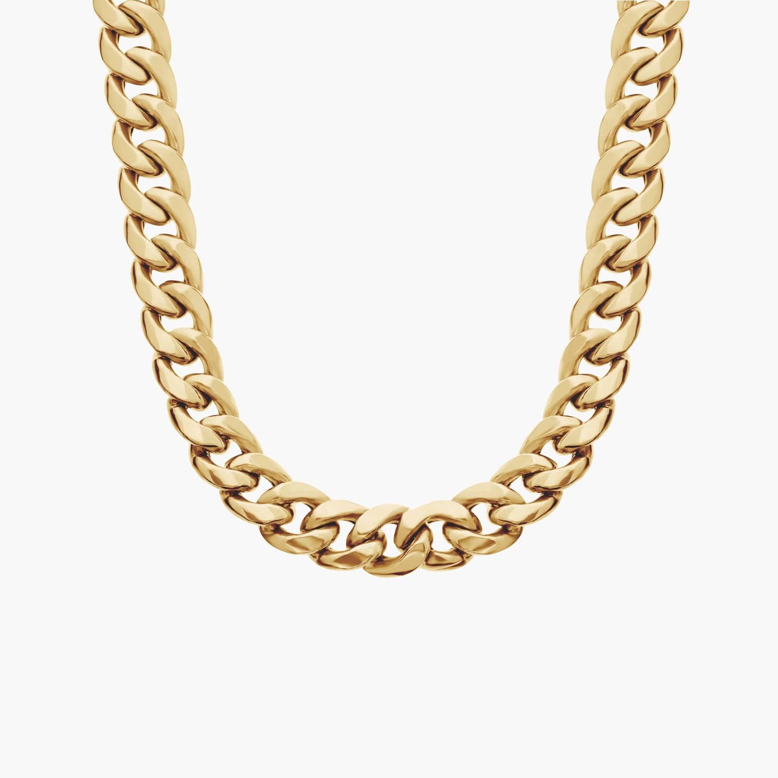 22" Miami Cuban Chain in 14k Yellow Gold (7 mm)