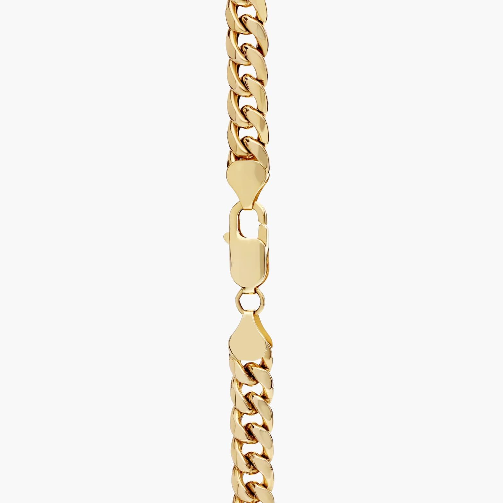 22" Miami Cuban Chain in 14k Yellow Gold (7 mm) 2