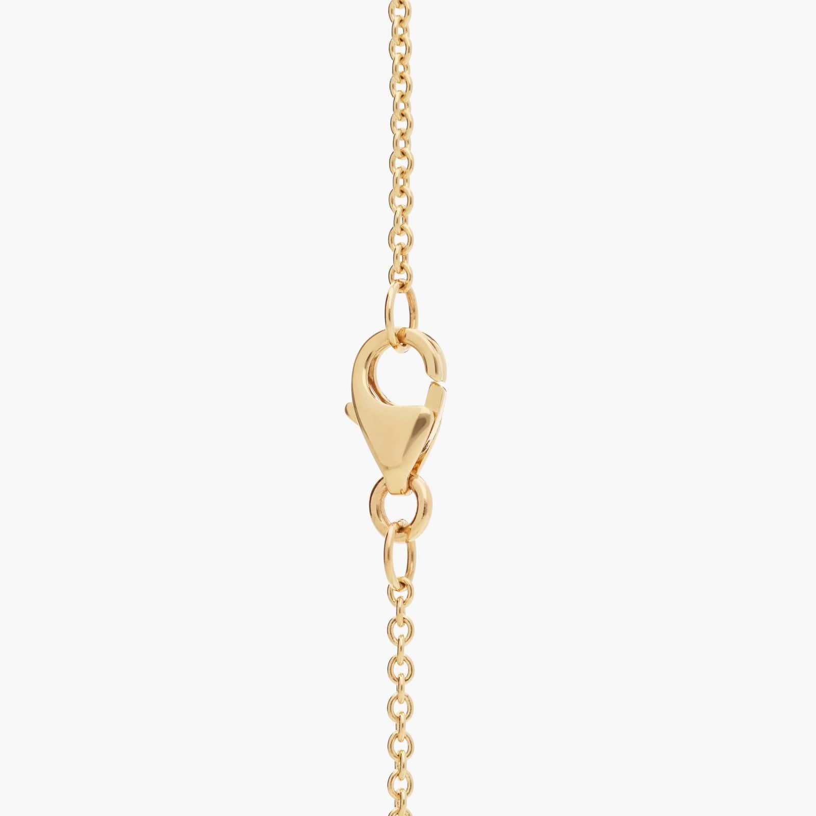 Cushion Cut Peridot and Diamond Accent Pendant in 14k Yellow Gold (7mm) 2