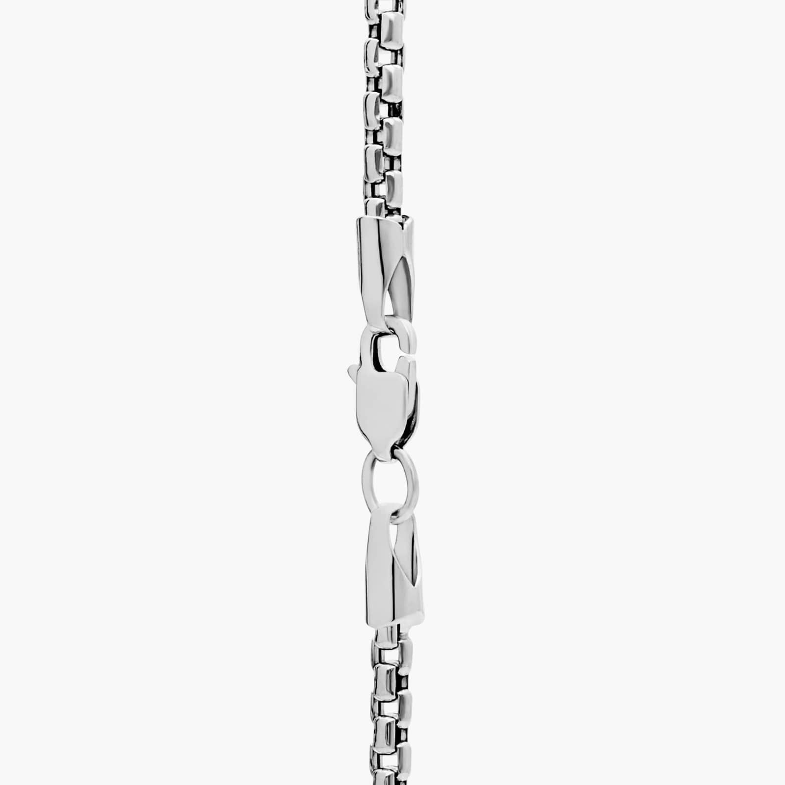 Men's Diamond Vertical Bar Pendant in 14k White Gold (1/3 ct. tw.) 2