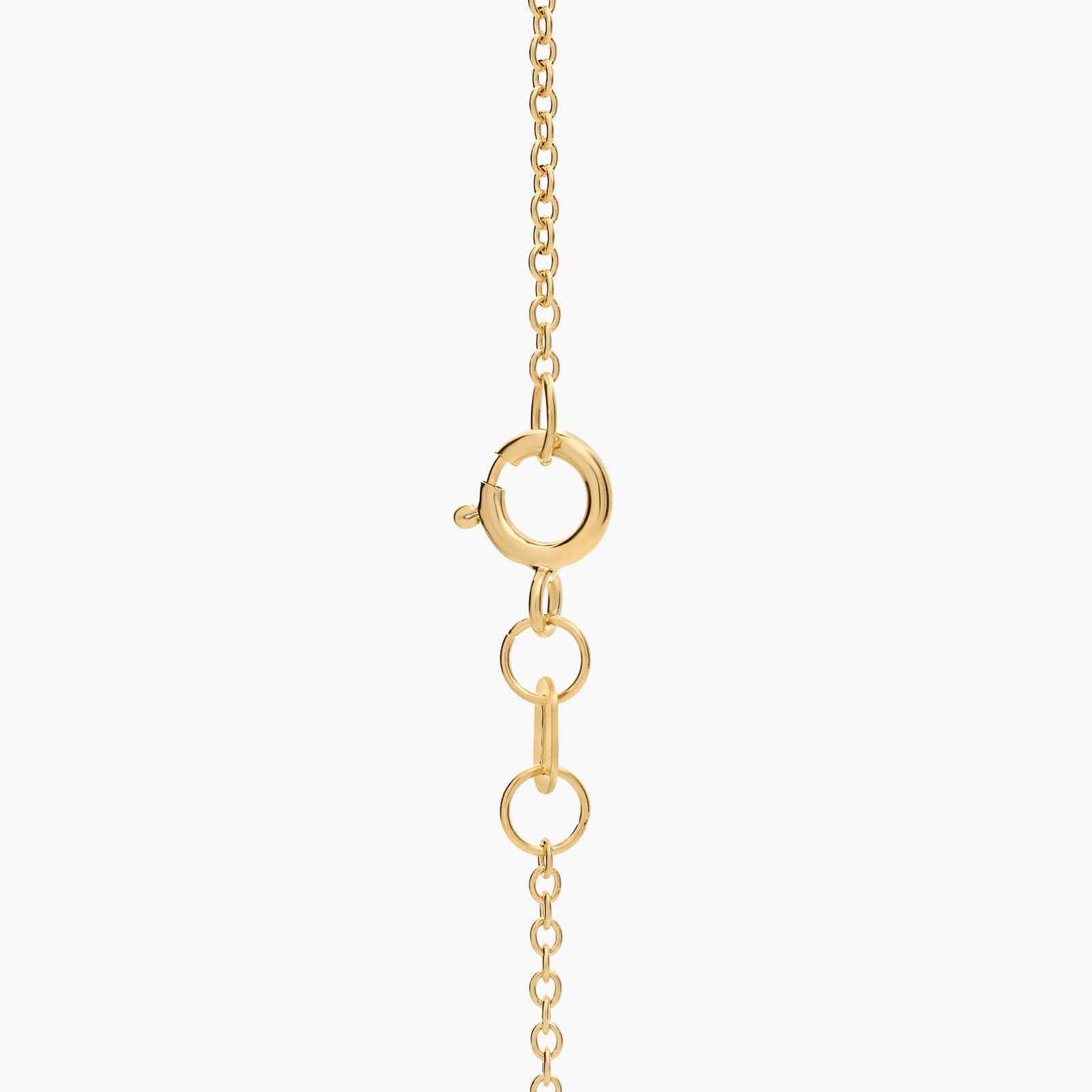 Pavé Diamond Letter L Initial Pendant in 14K Yellow Gold 2